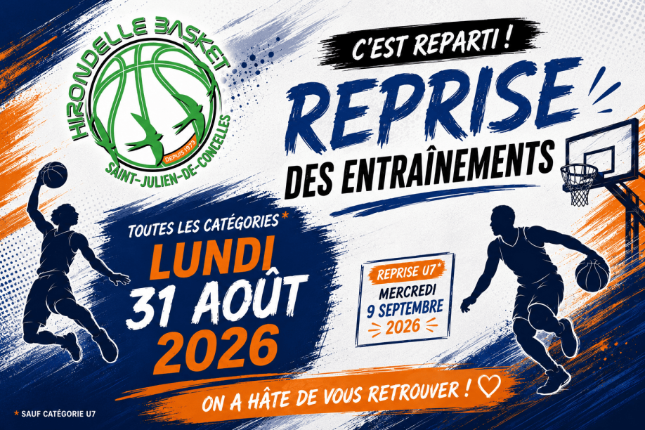 Reprise des entrainements
