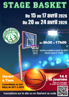 Stage Basket Printemps 2026